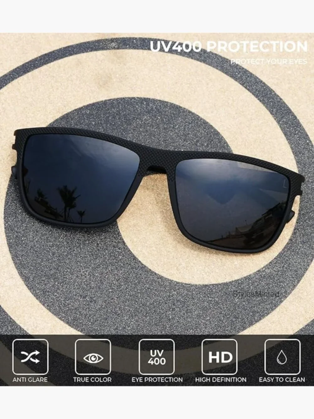 Polarized Sunglasses for Men UV400 Protection Driving Fishing Golf Classic